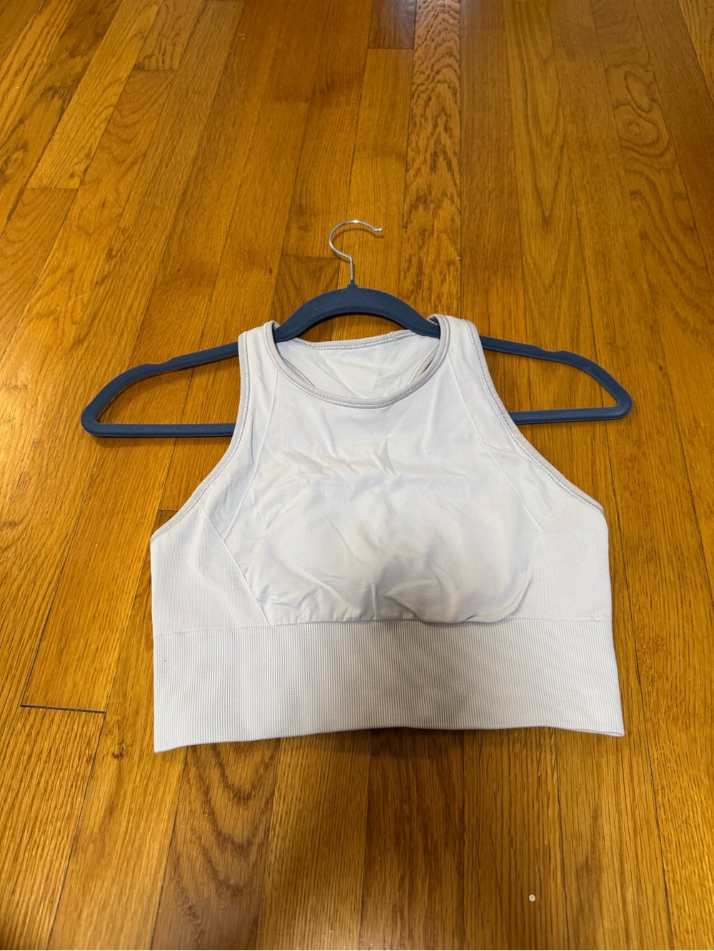 lululemon athletica White High-Neck Ebb to Train Bra